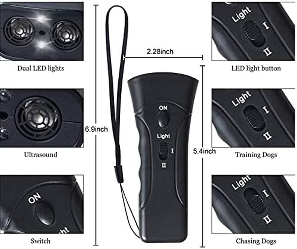 Ultrasonic anti Bark Control Stop Barking Away Pet Dog Training Repeller Device for Puppies & Dogs