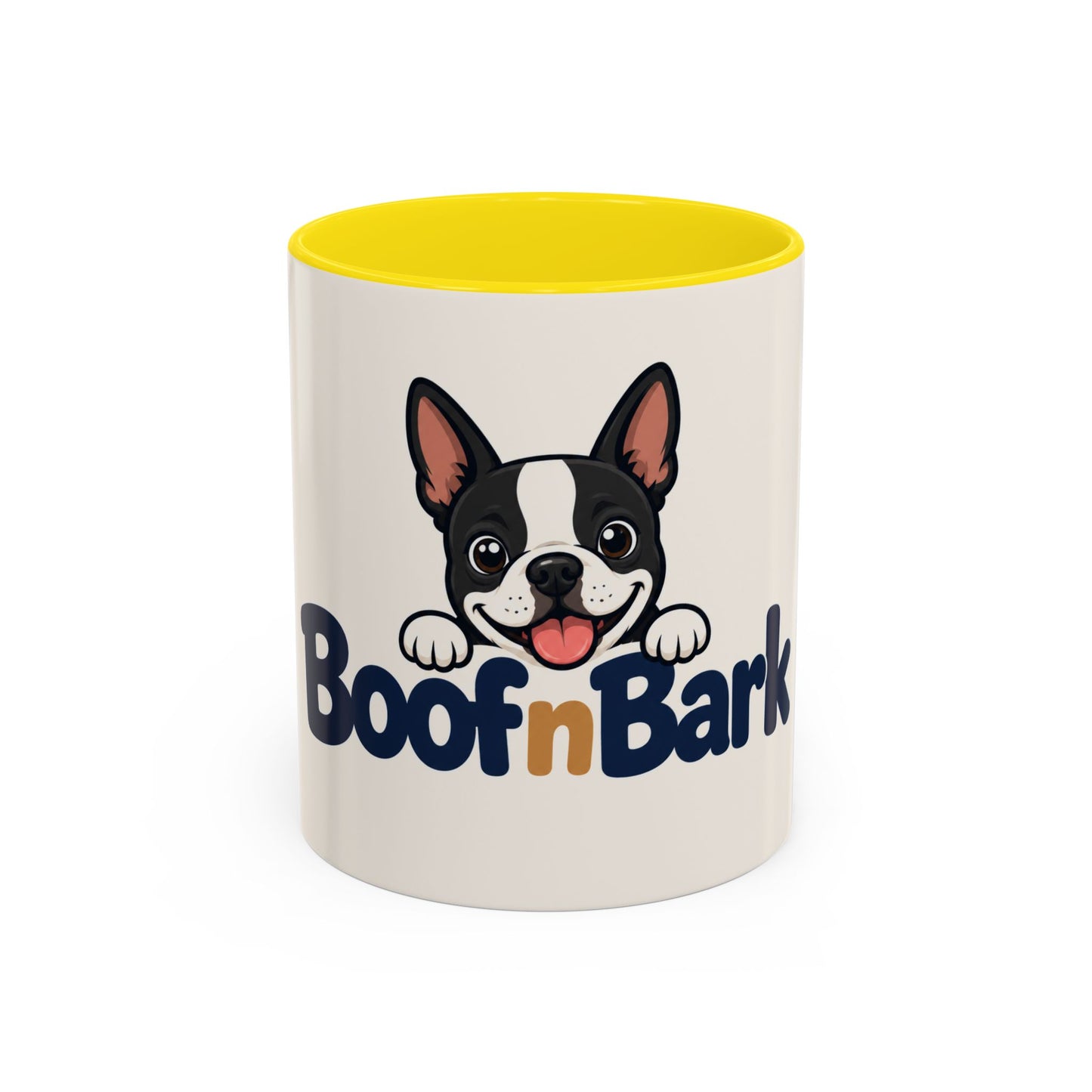 The Official BoofnBark "Boof-First" Morning Accent Mug