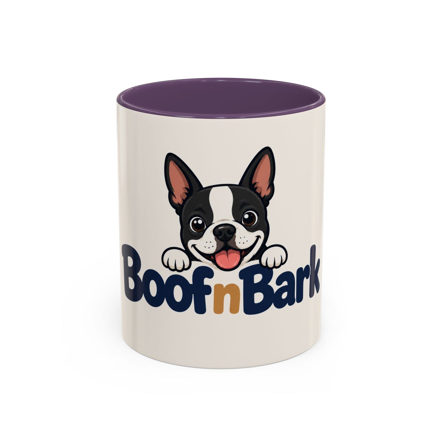 The Official BoofnBark "Boof-First" Morning Accent Mug