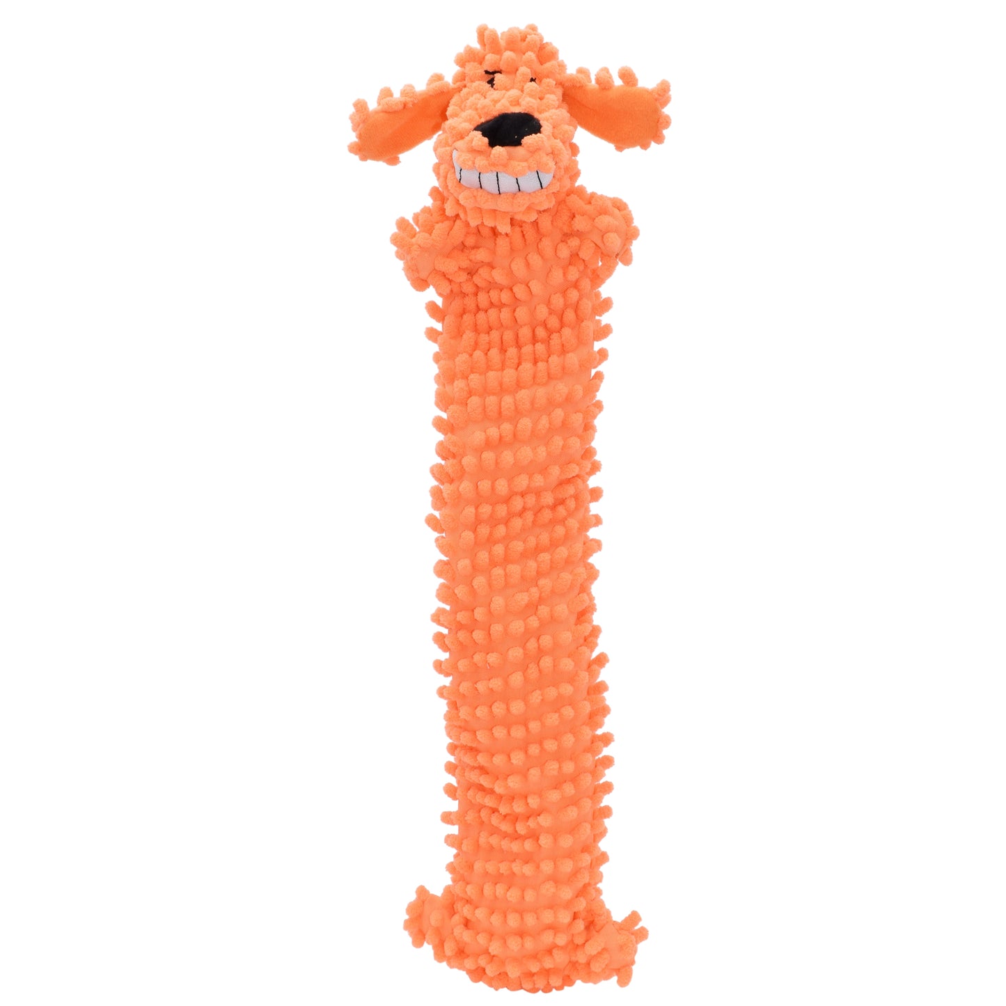 Stuffing Free Floppy Moppy Loofa Plush Dog Toy, 18", Color May Vary