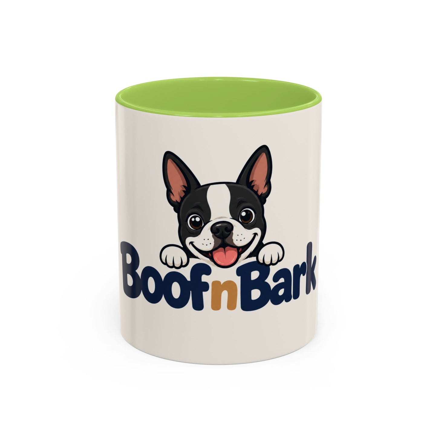 The Official BoofnBark "Boof-First" Morning Accent Mug