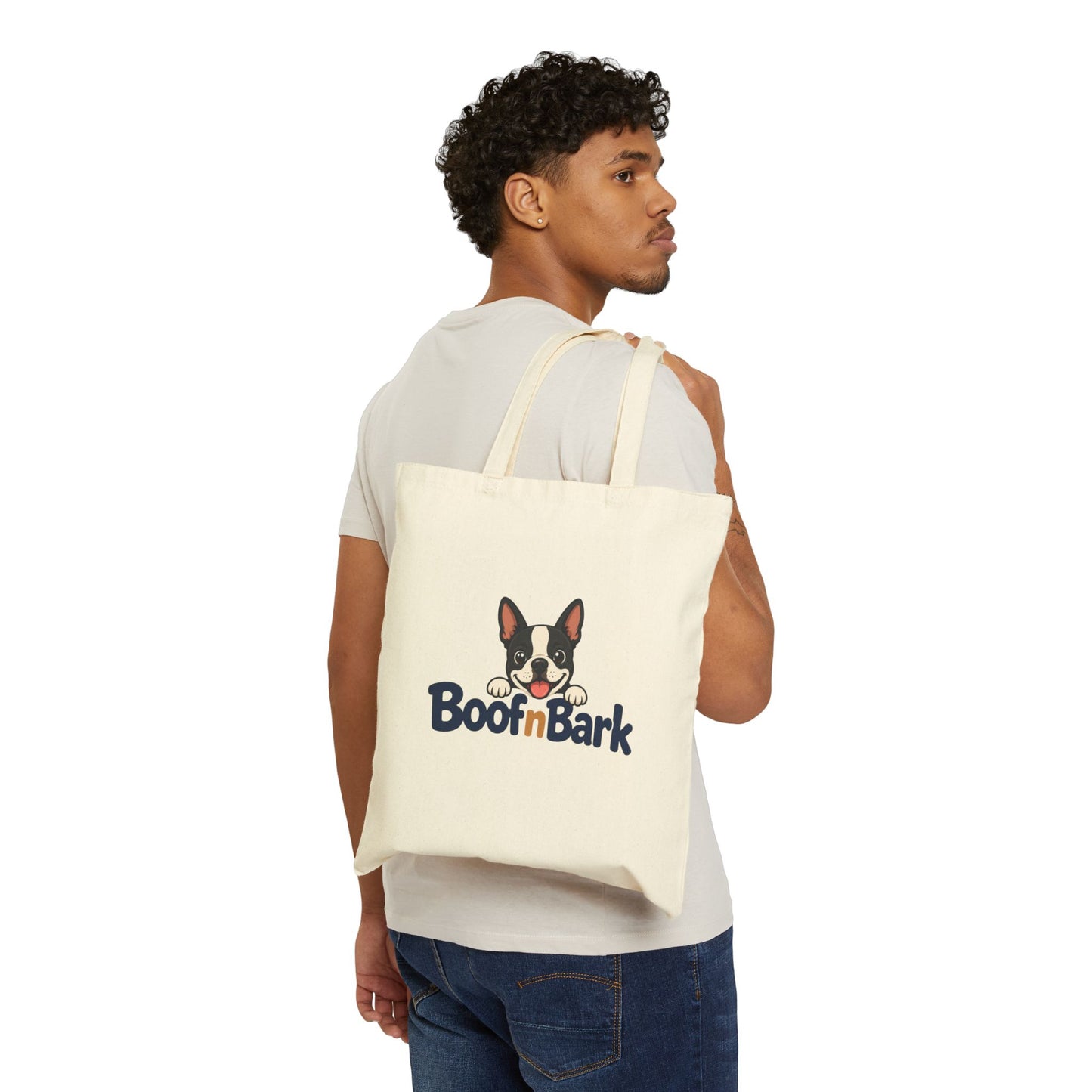 The Official BoofnBark "Pack Leader" Canvas Tote Bag