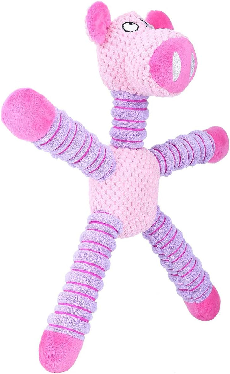 14-Inch Squeaky Plush Dog Toys, Stuffed Animal Plush Chew Toys with Squeakers - Durable Dog Chew Toys for Puppy Small Middle Dogs Reducing Boredom