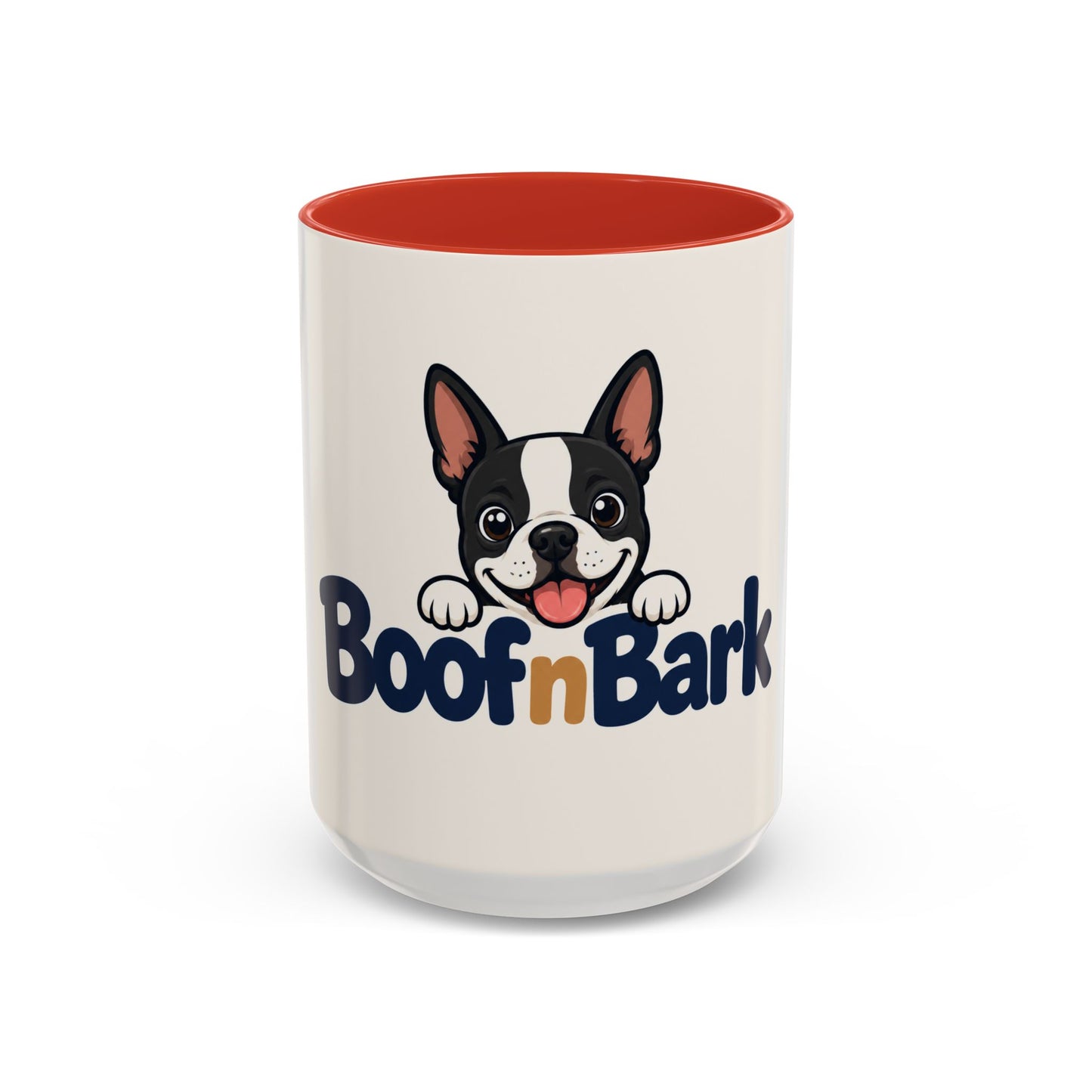 The Official BoofnBark "Boof-First" Morning Accent Mug