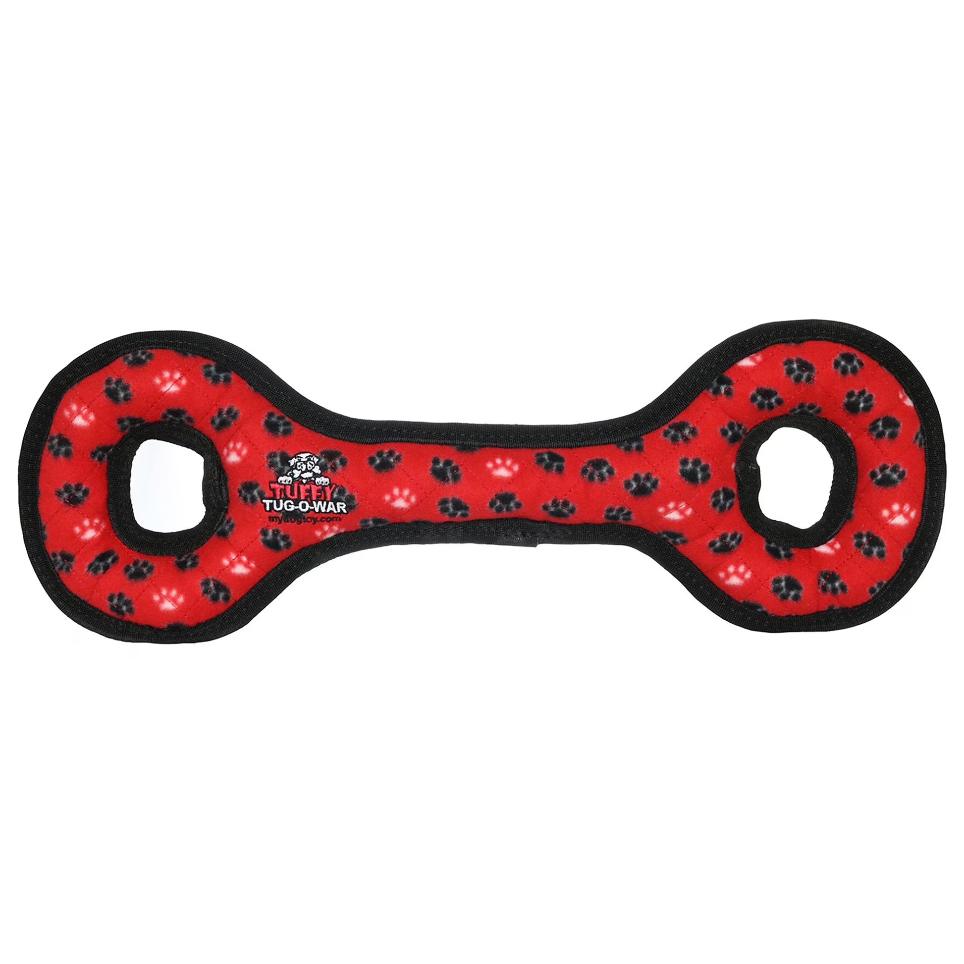 Ultimate Tug-O-War Red Paw Durable Plush Squeaky Dog Toy