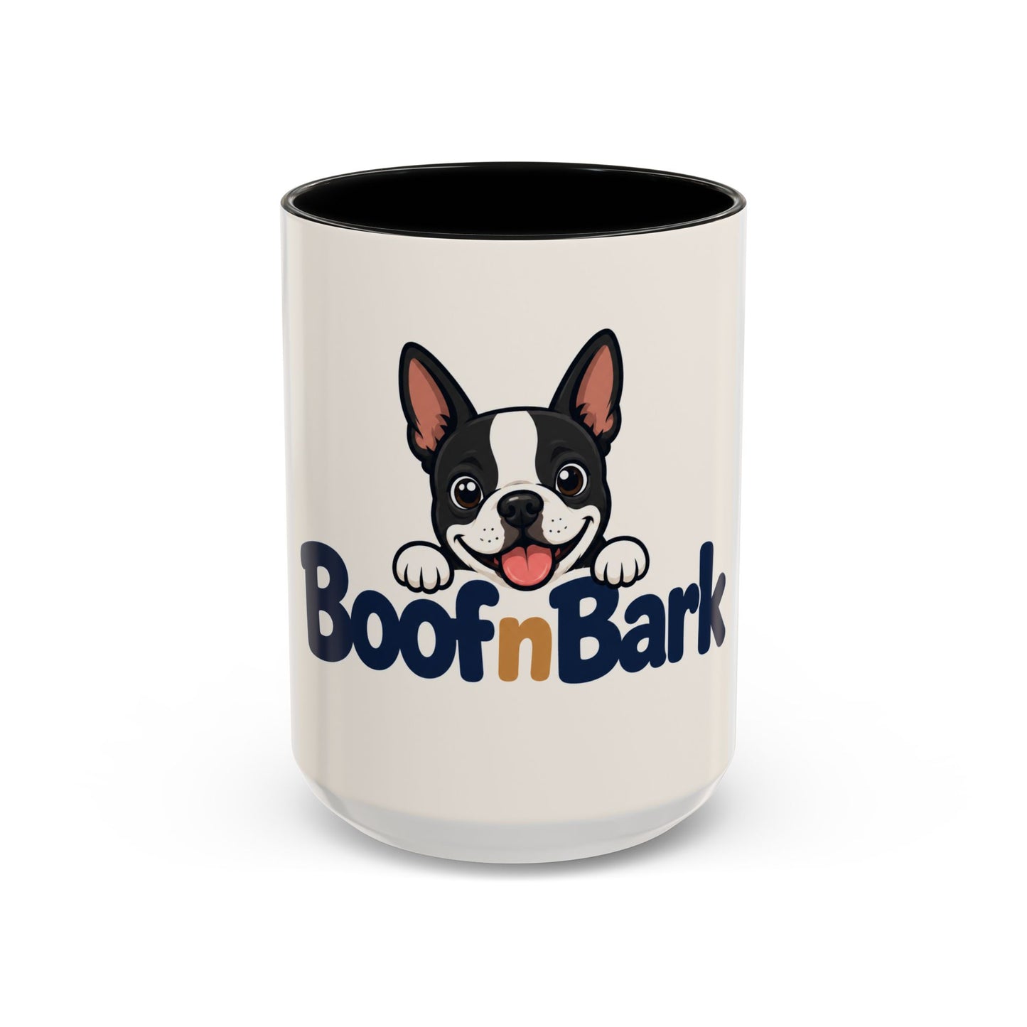 The Official BoofnBark "Boof-First" Morning Accent Mug