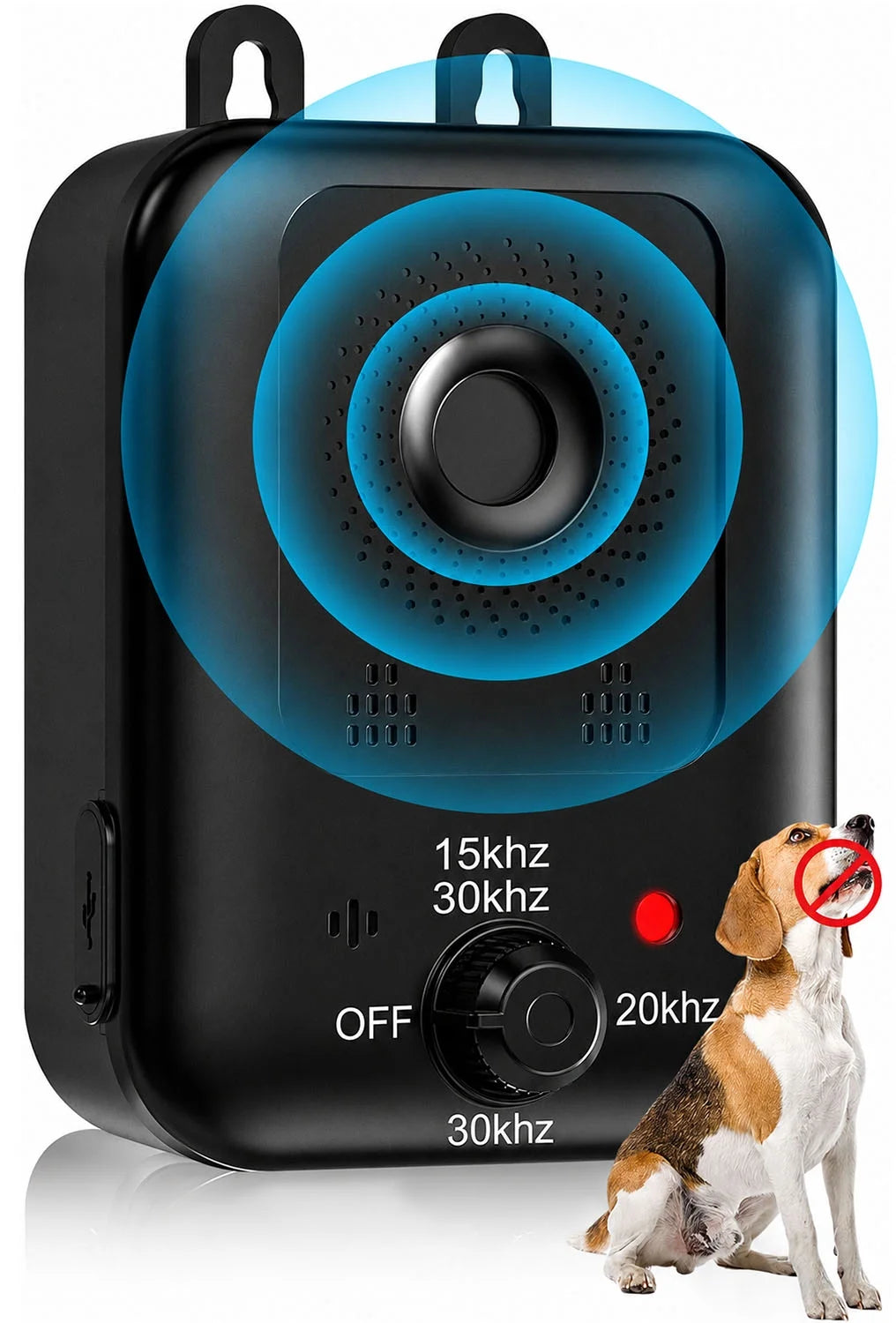 anti Barking Device for Dogs, Ultrasonic Bark Control, Rechargeable Outdoor Indoor Bark Box, 3 Modes