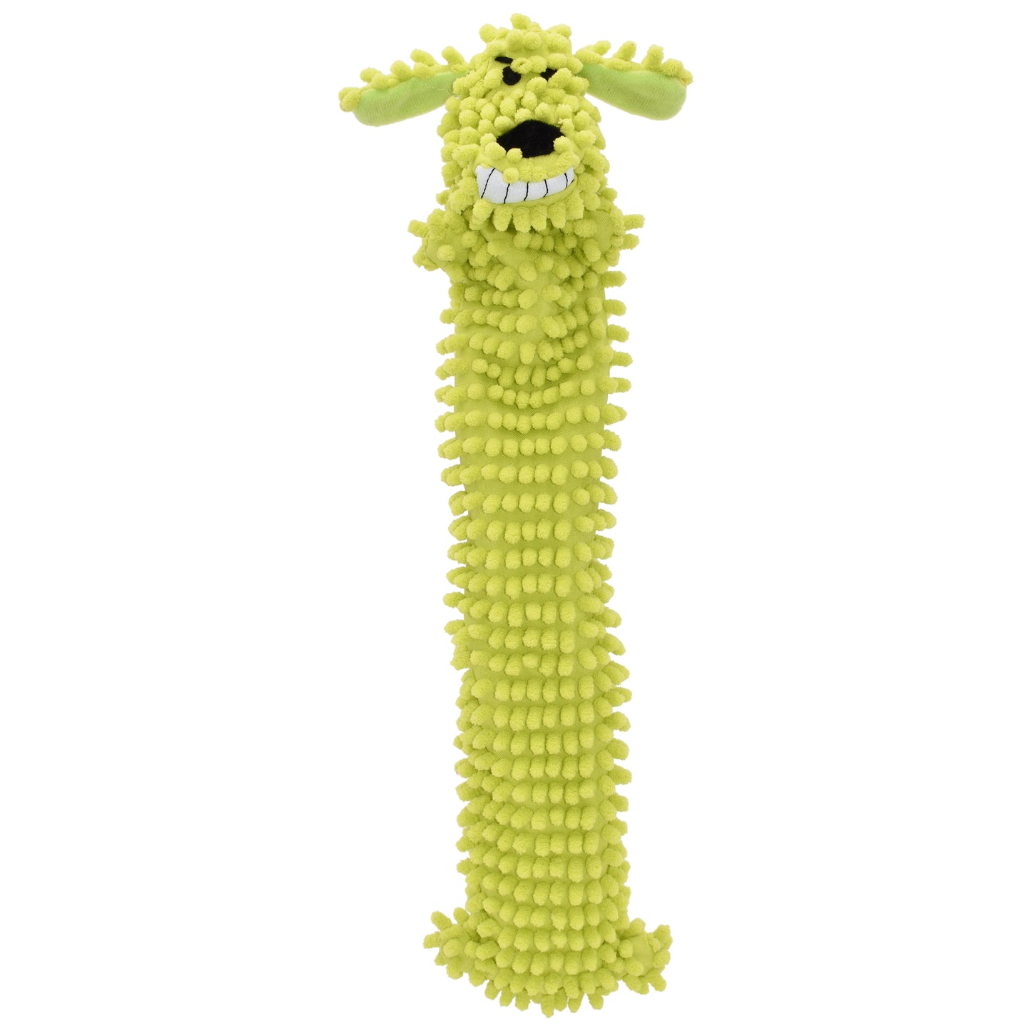 Stuffing Free Floppy Moppy Loofa Plush Dog Toy, 18", Color May Vary